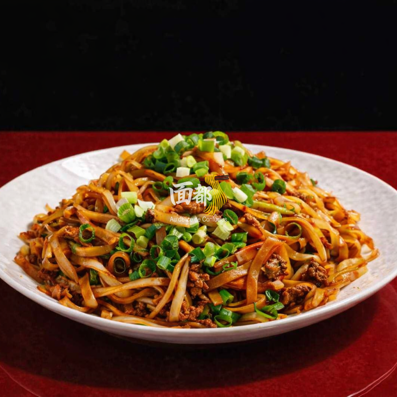 Nouilles de riz sautées au boeuf